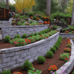 can i add plants or landscaping to my retaining wall